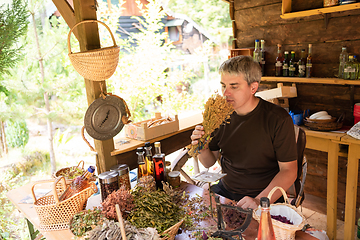 Image showing herbalist small business owner