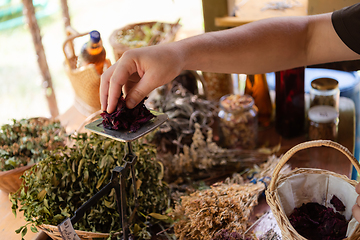 Image showing herbalist small business owner