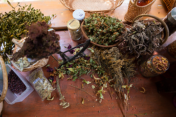 Image showing herbalist workshop