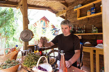 Image showing herbalist small business owner