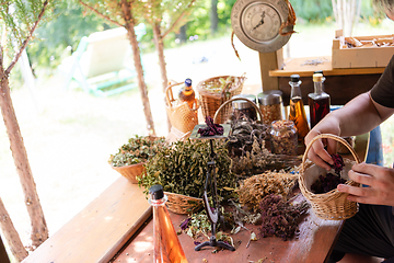 Image showing herbalist small business owner