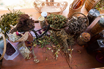 Image showing herbalist workshop