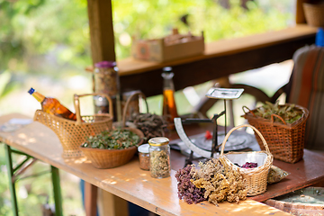 Image showing herbalist workshop