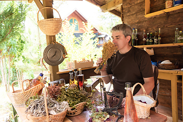 Image showing herbalist small business owner