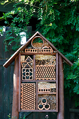 Image showing wooden garden decoration