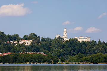 Image showing Czech Republic - white castle Hluboka nad Vltavou