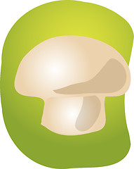 Image showing Mushroom illustration