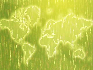 Image showing Map of the world illustration