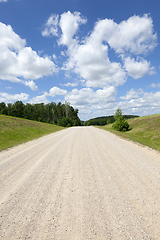 Image showing Sandy country road