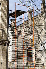 Image showing Scaffolding close up