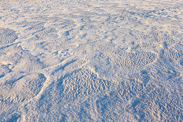 Image showing land covered with snow