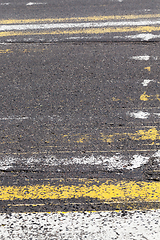 Image showing Erased road markings