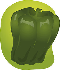 Image showing Bell pepper illustration