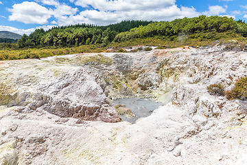 Image showing geothermal activity at Rotorua in New Zealand