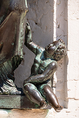 Image showing details of the Basilica della Santa Casa in Italy Marche