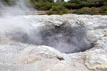 Image showing geothermal activity at Rotorua in New Zealand