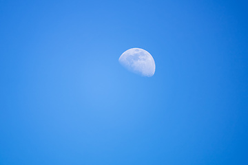 Image showing moon at day time sky background