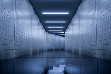 Image showing A typical underground corridor background