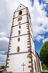 Image showing Fortified church at Bergfelden south Germany