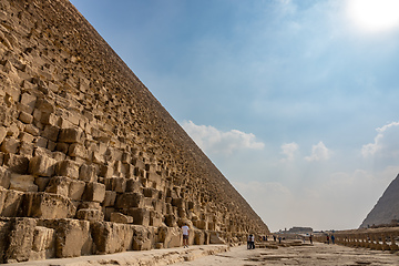 Image showing Pyramids at Giza Cairo Egypt