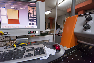 Image showing CNC wood cutting machine