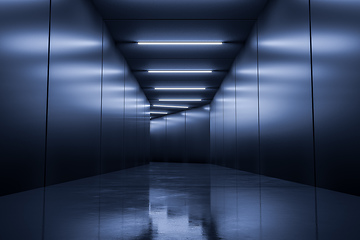 Image showing A typical underground corridor background