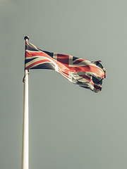 Image showing Vintage looking United Kingdom flag
