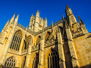 Image showing HDR Bath Abbey in Bath