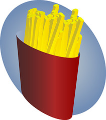 Image showing French fries