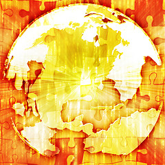 Image showing Globe of Americas
