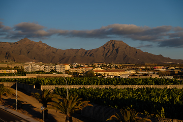 Image showing view on volcanic heels