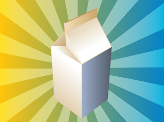 Image showing Milk carton container