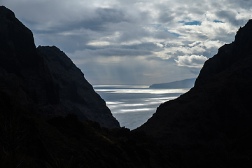 Image showing view on ocean from Masca village