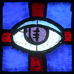 Image showing Christian religious symbol - all-seeing eye