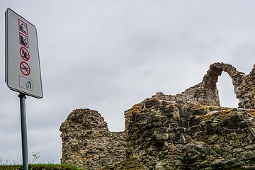 Image showing The ruins of the medieval castle of Koknese