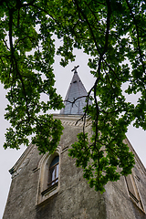 Image showing Koknese Evangelical Lutheran Church in Latvia.