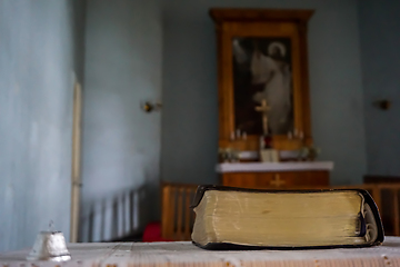 Image showing Bible at the Koknese Evangelical Lutheran Church