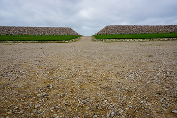 Image showing Stones in Koknese in the park Garden of Destinies in Latvia.