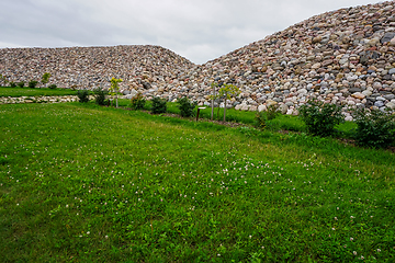 Image showing Stones in Koknese in the park Garden of Destinies in Latvia.