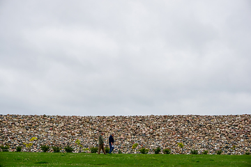 Image showing Stones in Koknese in the park Garden of Destinies in Latvia.