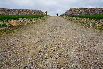 Image showing Stones in Koknese in the park Garden of Destinies in Latvia.