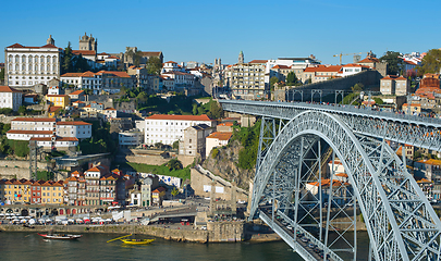 Image showing Panorama Old Town Porto Portugal