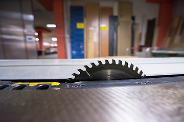 Image showing Woodworking circular saw