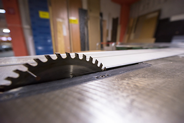 Image showing Woodworking circular saw