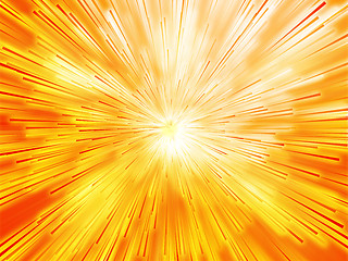 Image showing Burst streaks of light