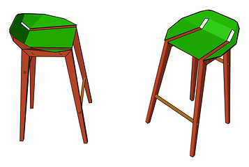 Image showing The Sitting furniture vector or color illustration