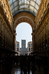 Image showing Gallery Vittorio Emanuele II in Milan Italy