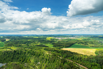 Image showing panoramic view at Rottweil Germany