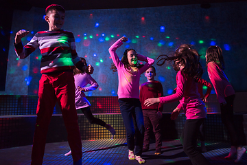 Image showing Kids neon disco party