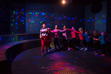 Image showing Kids neon disco party